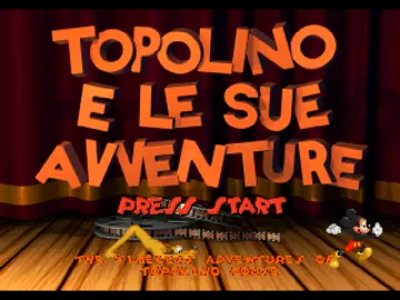 Topolino e le Sue Avventure (IT) screen shot title